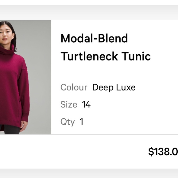 Lululemon Tunic - Picture 3 of 3